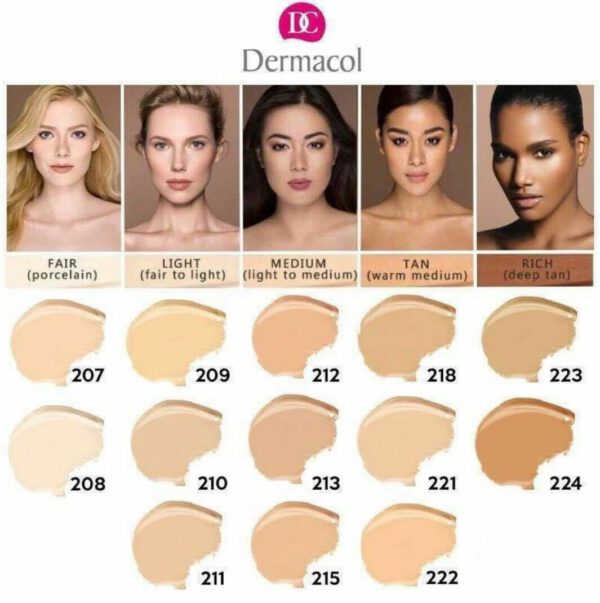 ⁦DERMACOL - מייק אפ לכיסוי מלא - 30SPF⁩ – תמונה ⁦5⁩