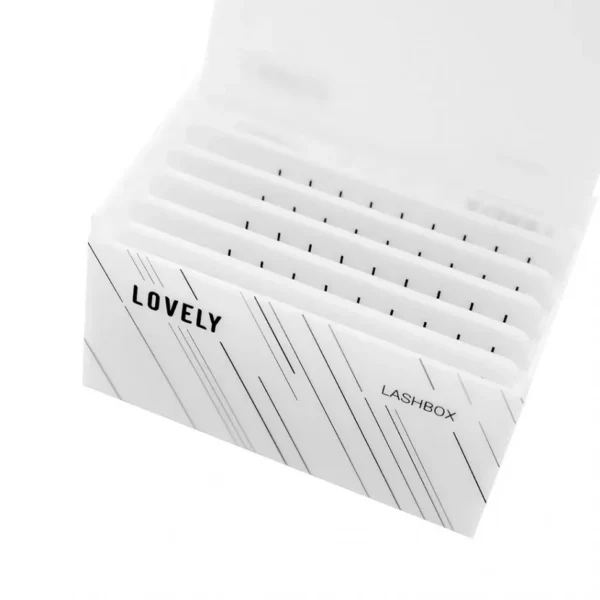 Lashbox לריסים "Lashbox" , 5 טבליות - קופסא לשמירת הריסים - LOVELY