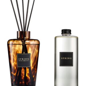 מפיץ ריח פרייבט קולקשן AMBER & SPICE - 500ml אגרטל מנומר אמבר